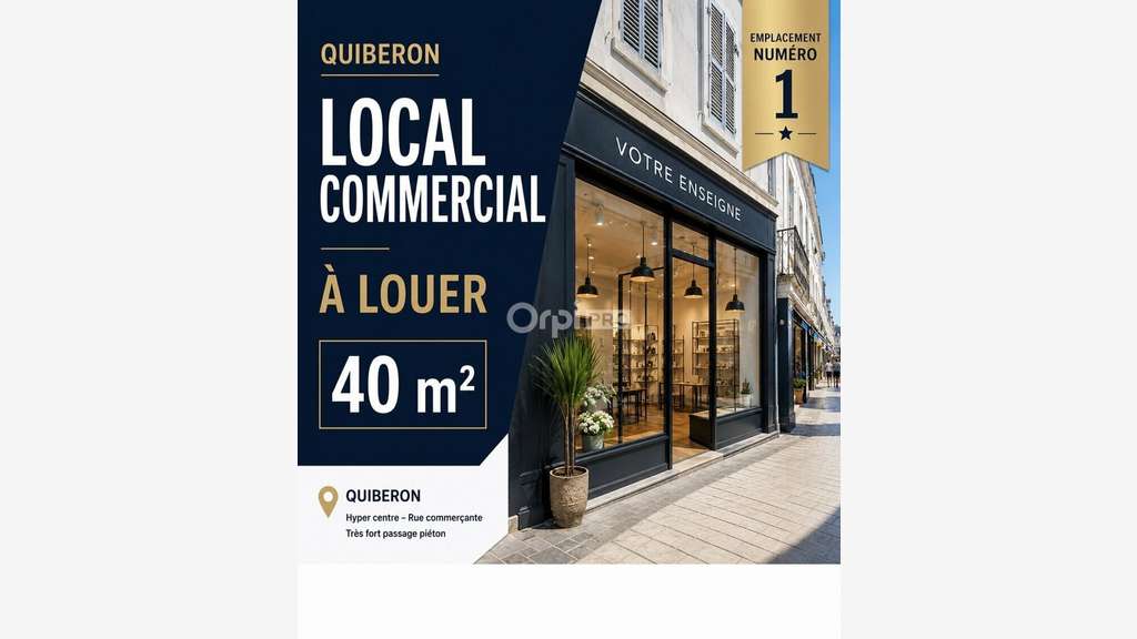 QUIBERON - LOCAL COMMERCIAL à louer