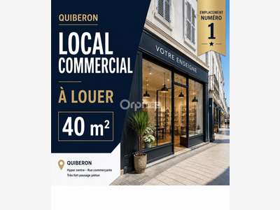 QUIBERON - LOCAL COMMERCIAL à louer