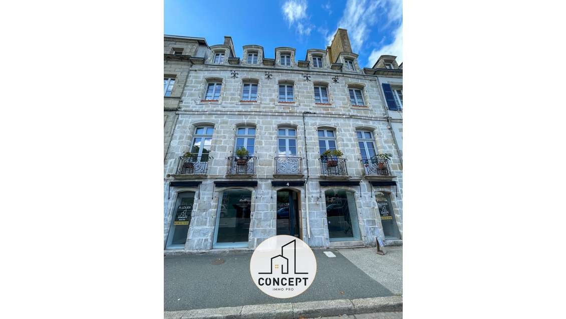 A louer local 125m² à Quimper quai de L'Odet