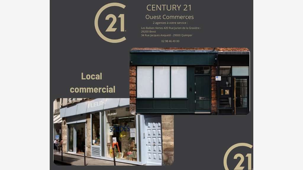 A louer superbe celulle 355m² empl N°1 Quimper