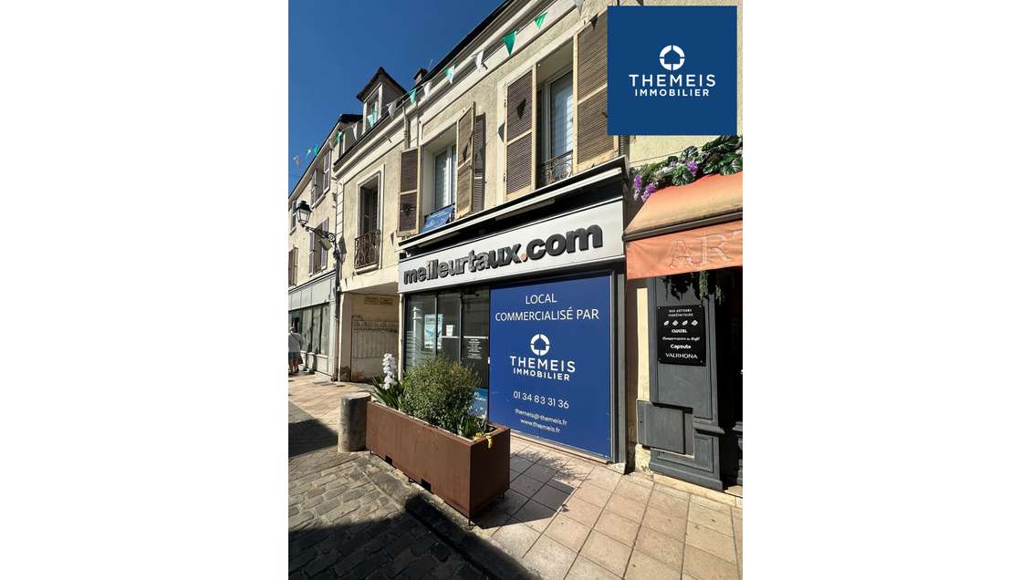 A louer local commercial 79m² centre Rambouillet
