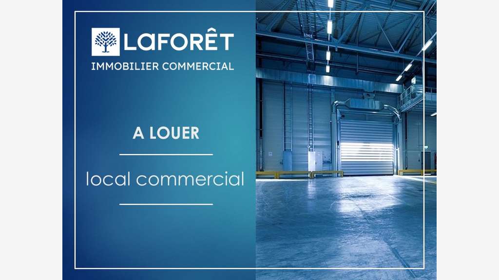A louer local commercial + entrepôt 365m² à Redon