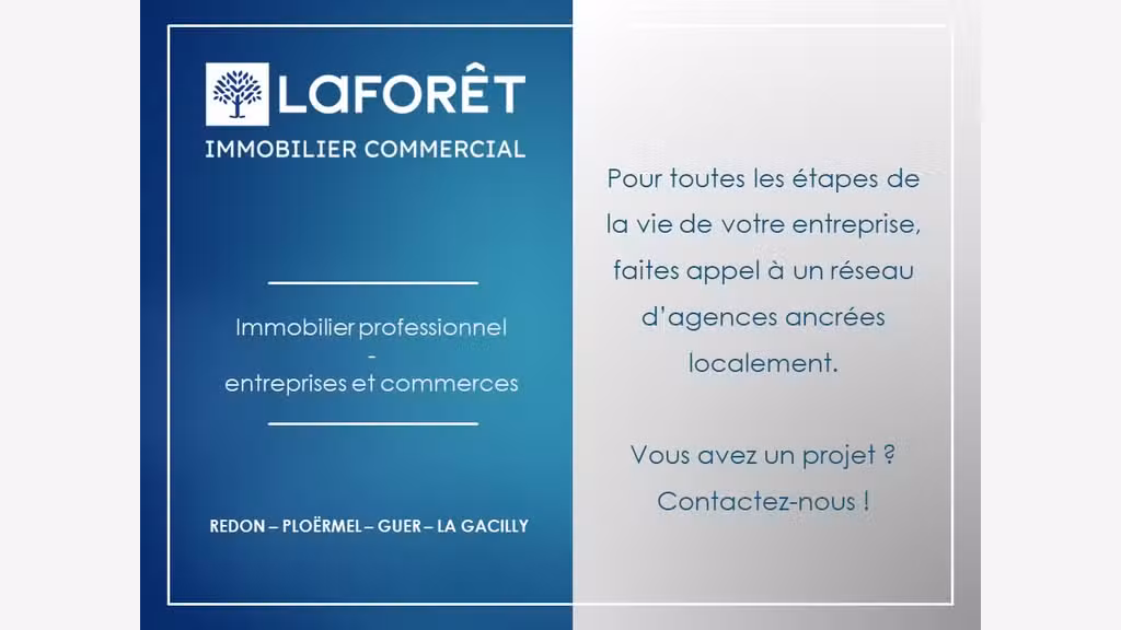 A louer local commercial 50m² au centre de Redon