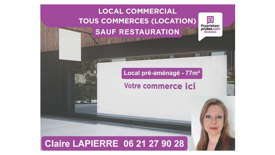 A louer local commercial pré-aménagé à Rennes