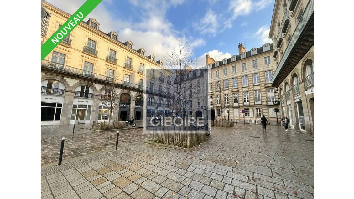 A louer local commercial 126m² à Rennes centre