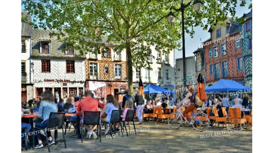 A louer local commercial de 49m² à Rennes empl N°1