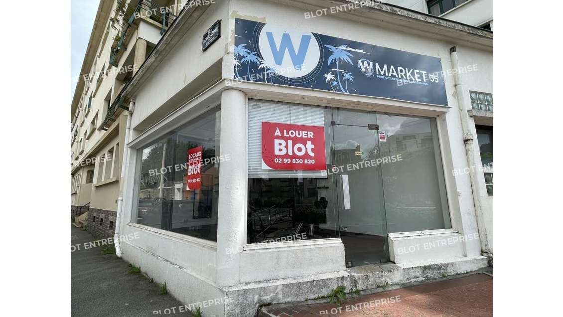 A louer local commercial d'angle à Rennes