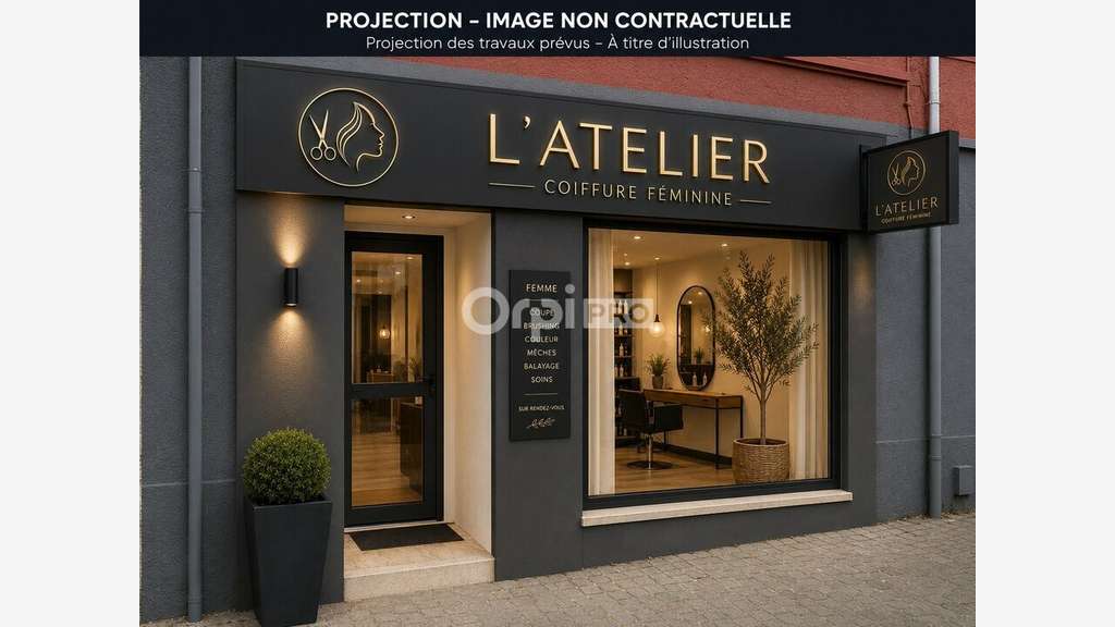 Local commercial 40m² à louer centre-ville de Rezé