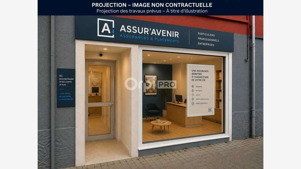 Local commercial 40m² à louer centre-ville de Rezé