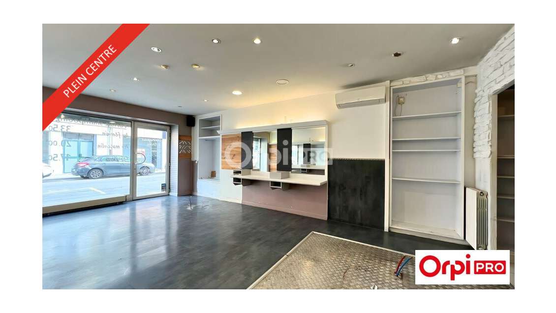 A louer local commercial 41m² centre Romans