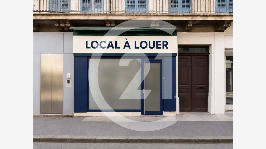 Exclusivité à louer local commercial 40m² à Romans