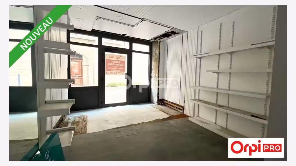 Local commercial à louer 46m² centre-ville Romans