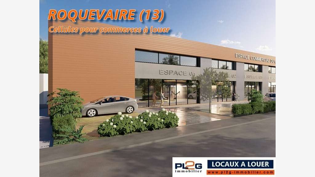 Local neuf à louer 120m² Roquevaire ZAC St-Estève