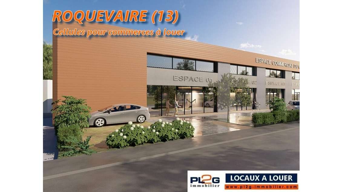 Local neuf à louer 120m² Roquevaire ZAC St-Estève