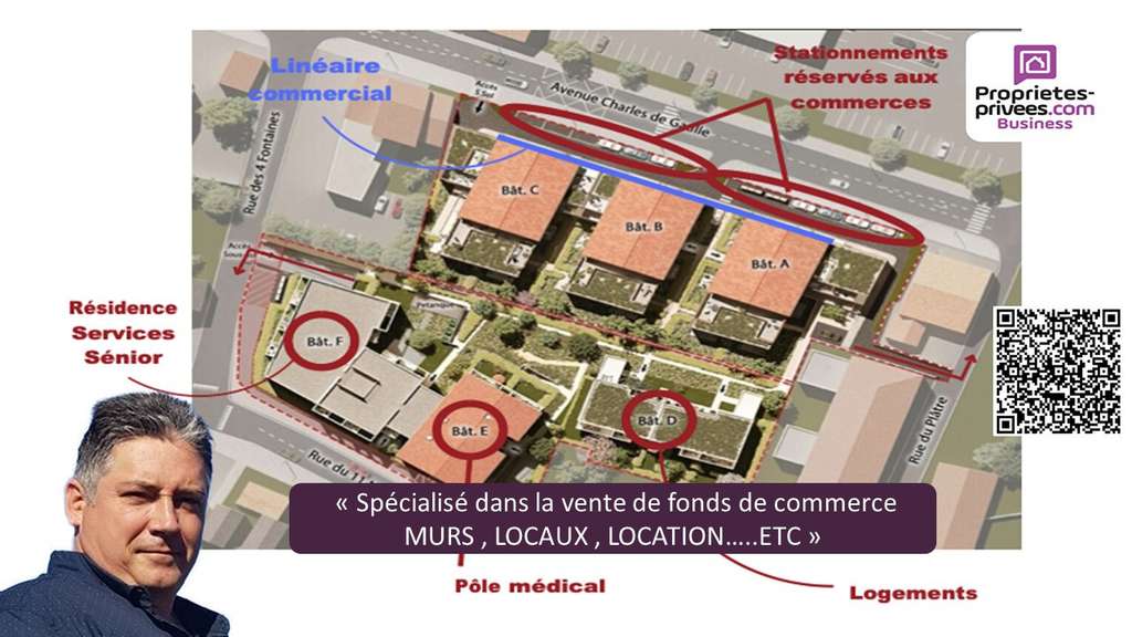 Local à louer 117m² RN6 Saint-Bonnet-de-Mûre