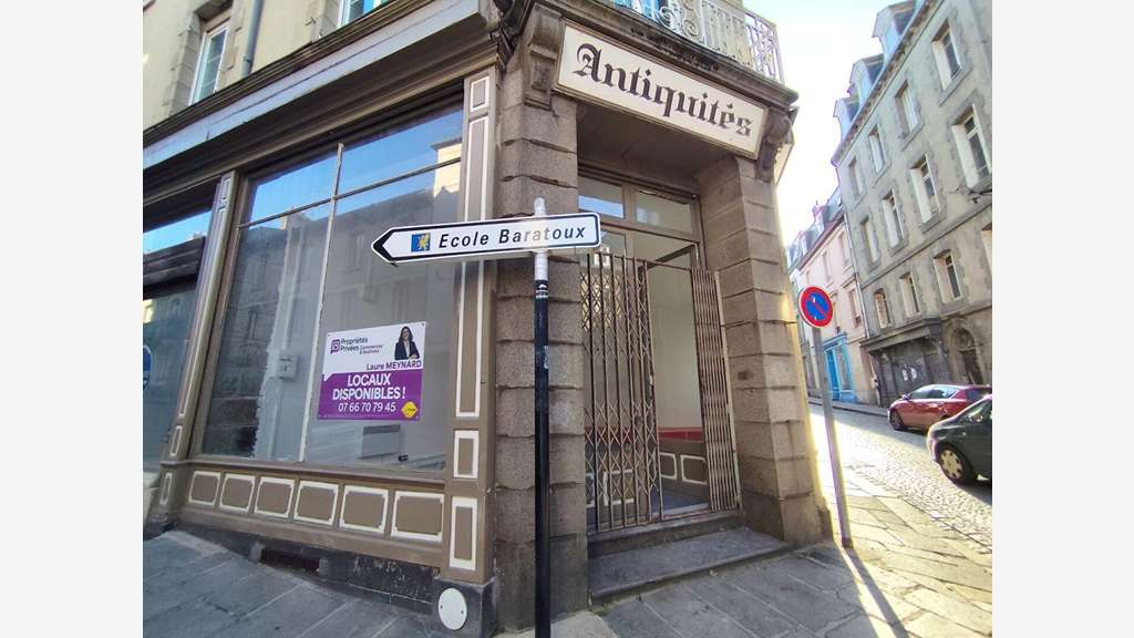 Location local 52m² à Saint Brieuc hyper centre