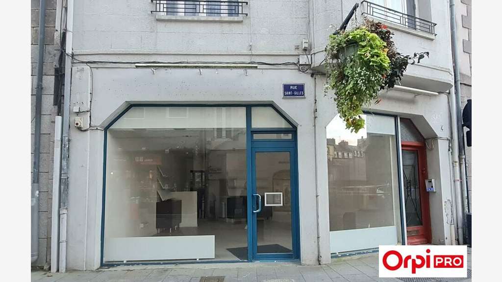 A louer local commercial 85m² en centre St Brieuc