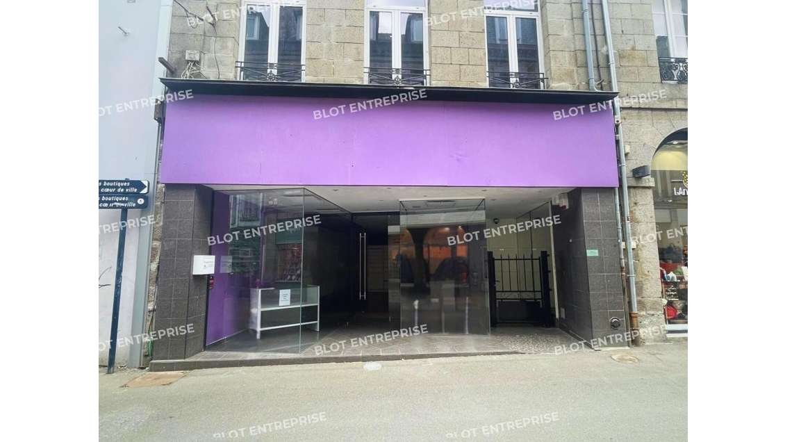 A louer local 100m² belle visibilité à St Brieuc