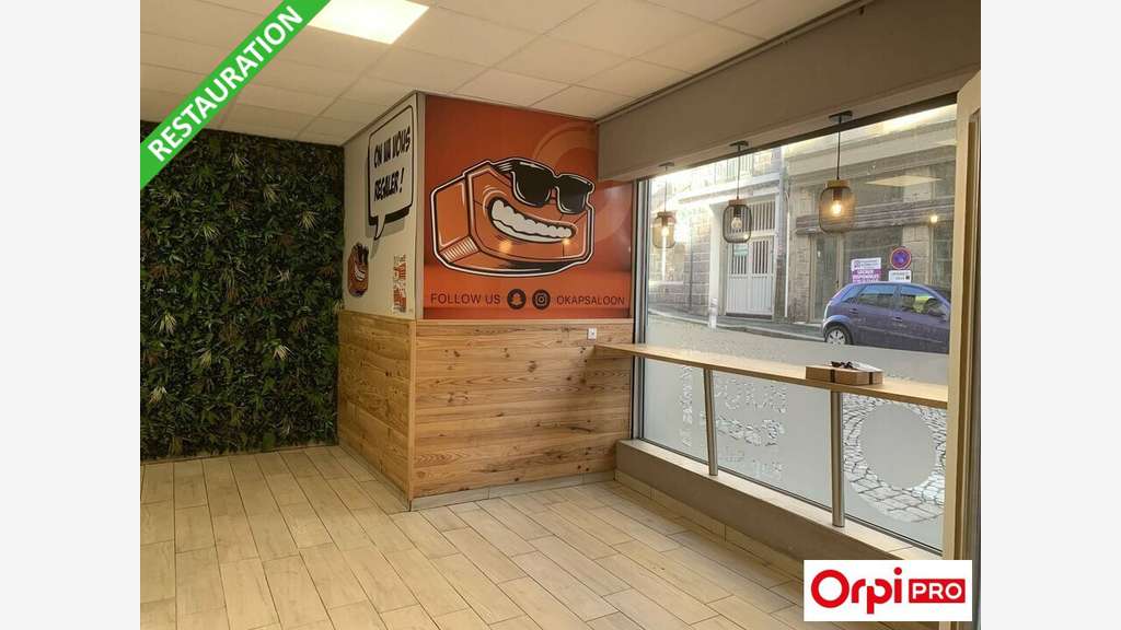Local commercial 200m² à louer à St-Brieuc centre