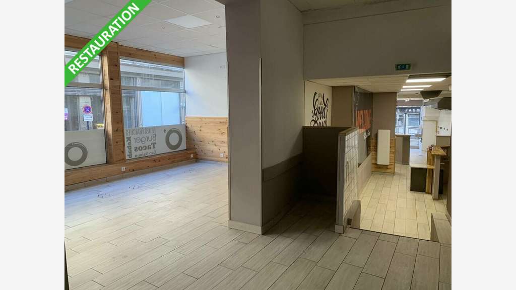 Local commercial 200m² à louer à St-Brieuc centre