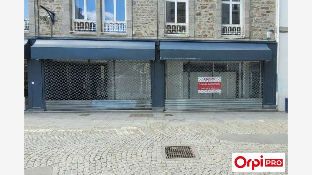 A louer local commercial 90m² Saint-Brieuc centre