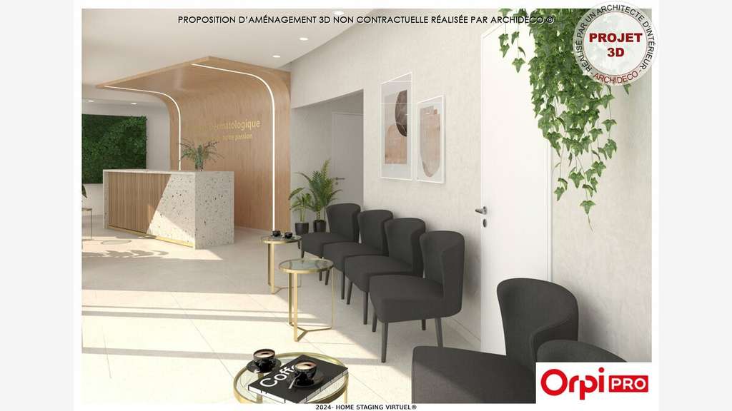A louer local commercial 160m² Centre Saint-Brieuc