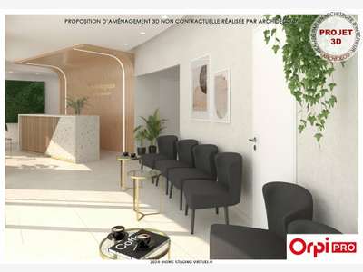 A louer local commercial 160m² Centre Saint-Brieuc