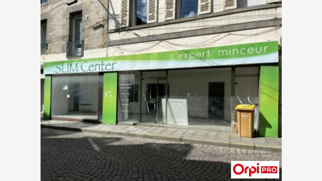 A louer local commercial 160m² Centre Saint-Brieuc