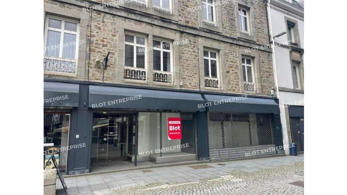 A louer local commercial 95m² à St-Brieuc centre