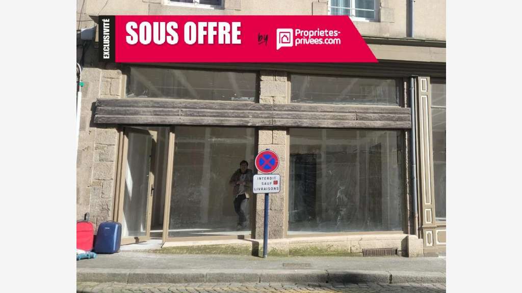 A louer local commercial de 36m² à Saint Brieuc
