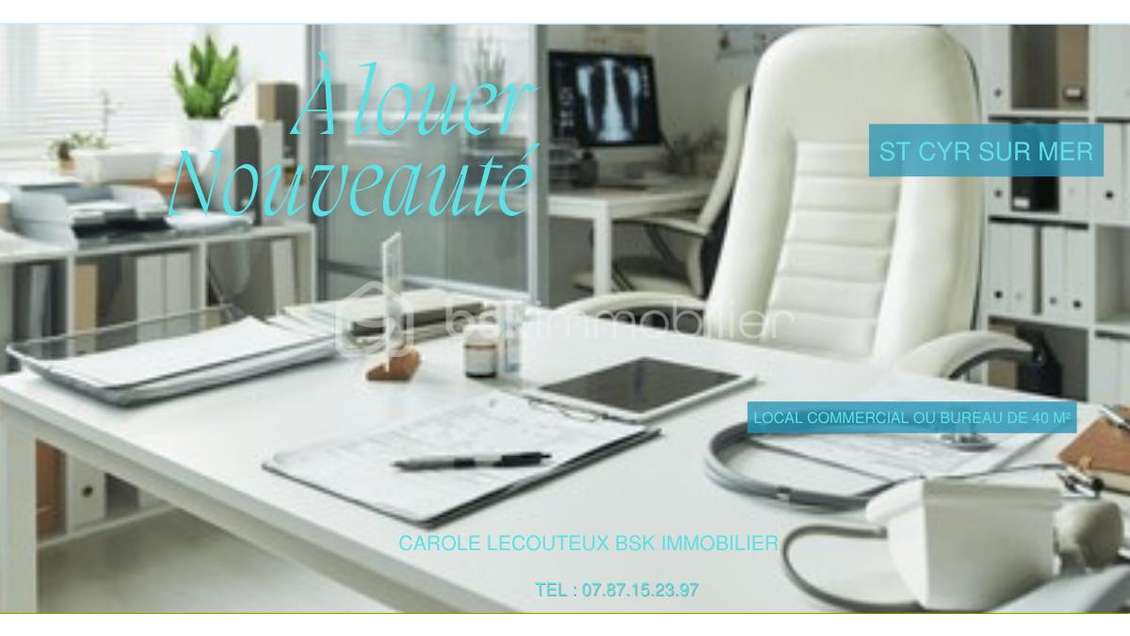 Opportunité à saisir ! Local 40m² à St-Cyr-sur-Mer