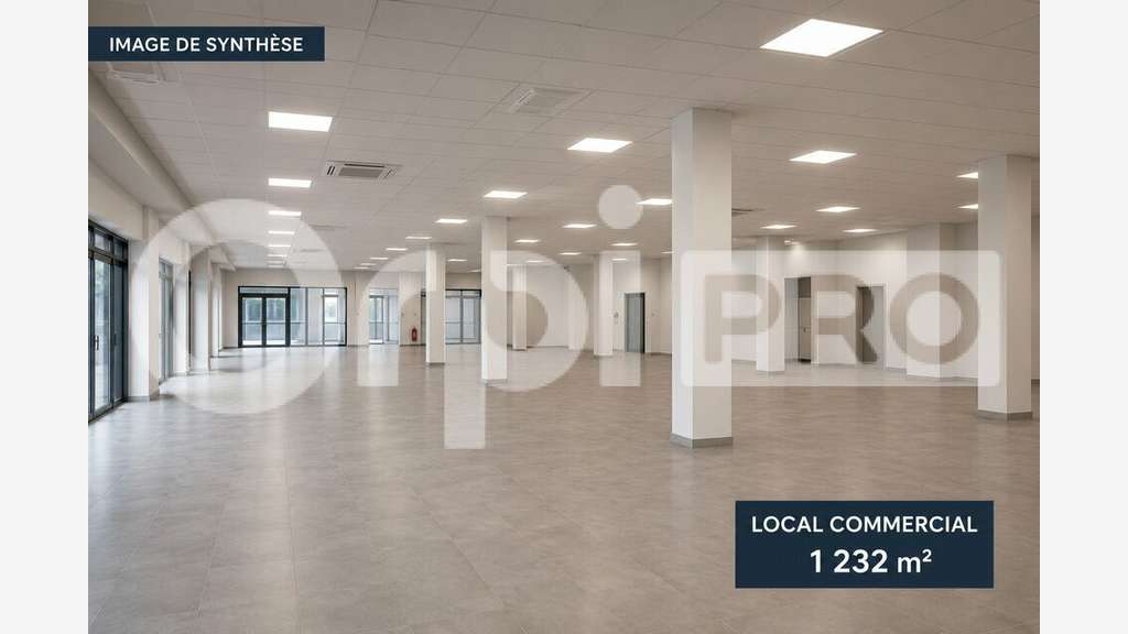 Loue local commercial de 1232m² à Montluçon