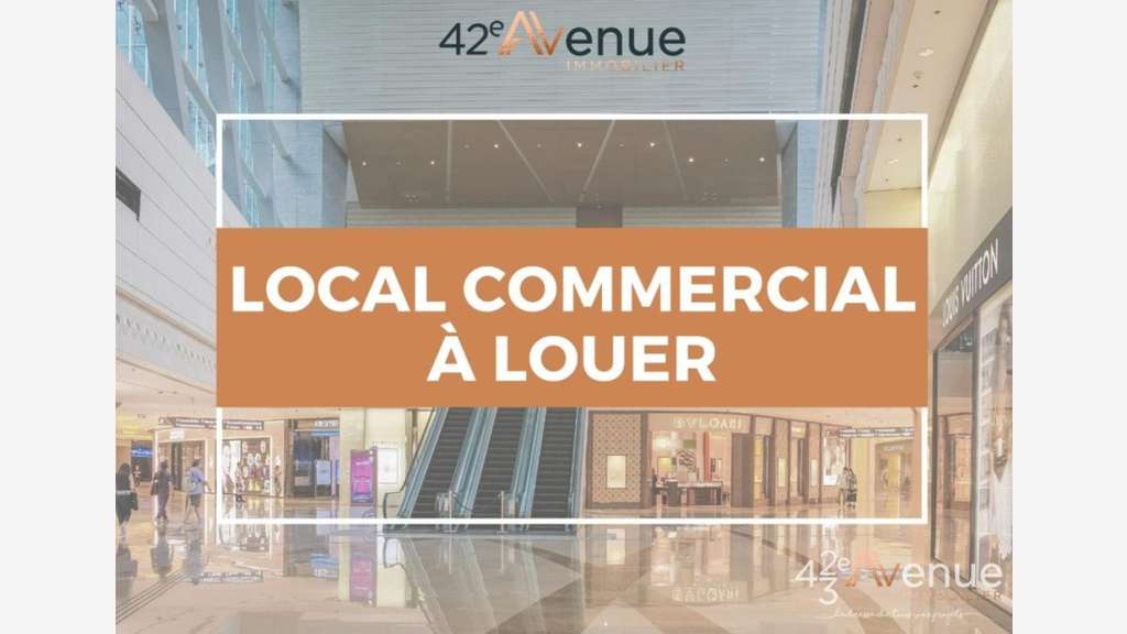 Loue local commercial 87m² empl N°1 Saint Etienne
