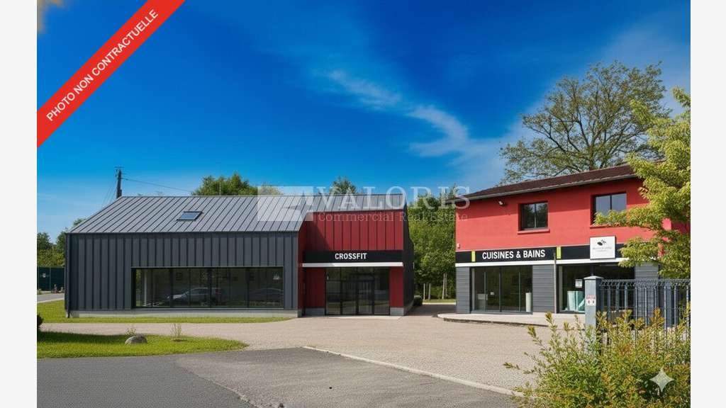A louer local commercial 211m² Saint-Genis-Laval