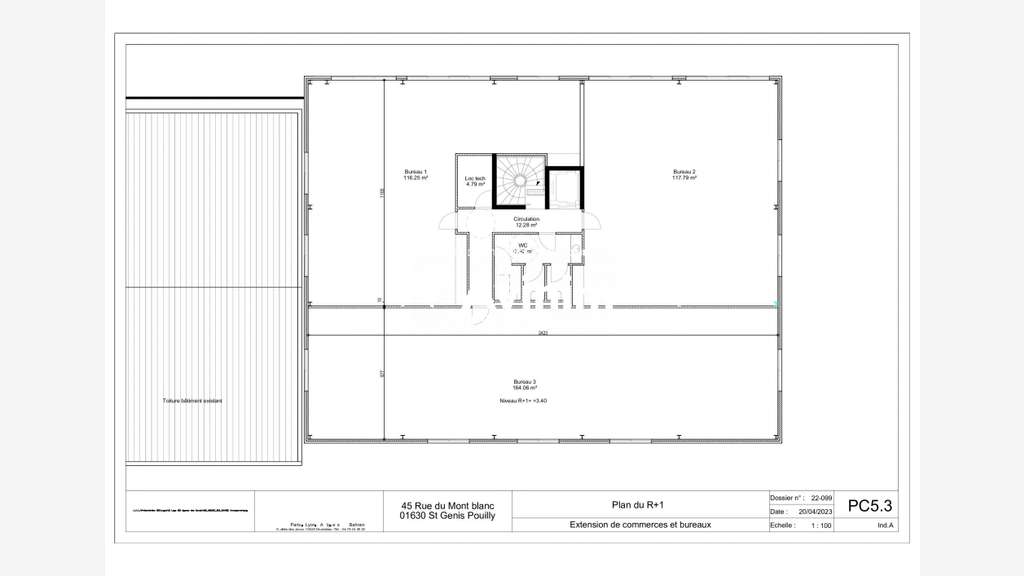 Local commercial 66m² R+1 Saint-Genis-Pouilly