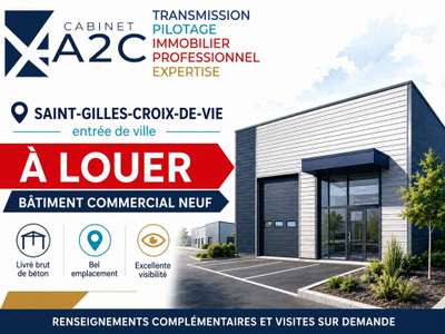 À LOUER BÂTIMENT COMMERCIAL NEUF 1 030 M² SA
