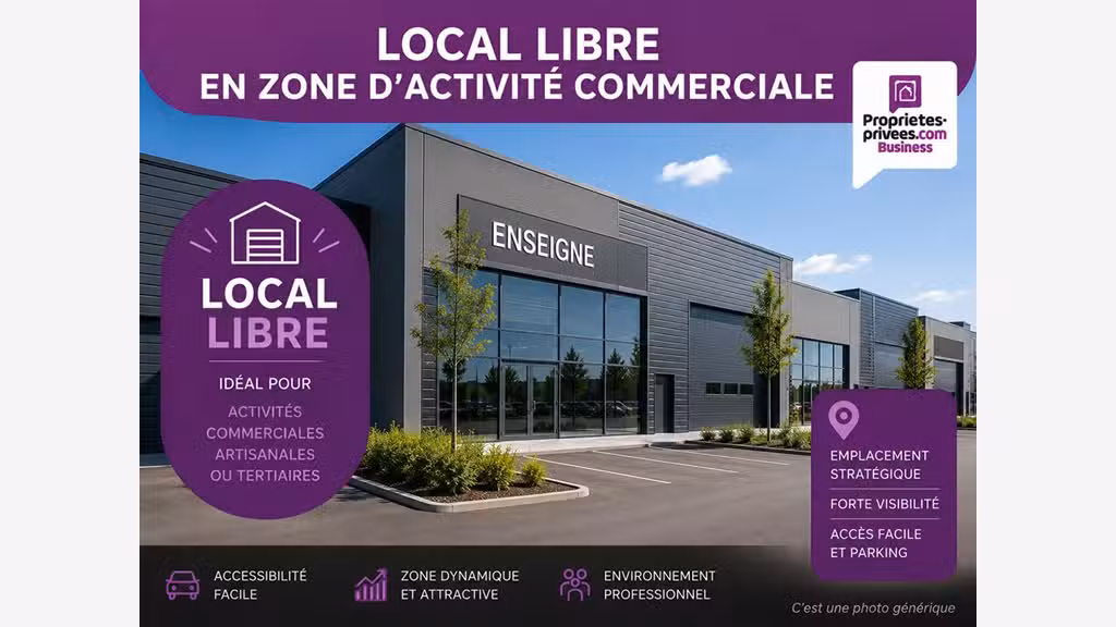 Loue local commercial 122m² Saint-Julien-lès-Metz