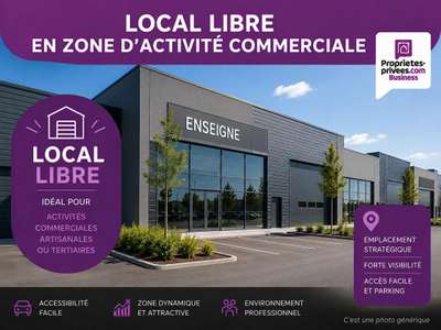 Loue local commercial 122m² Saint-Julien-lès-Metz