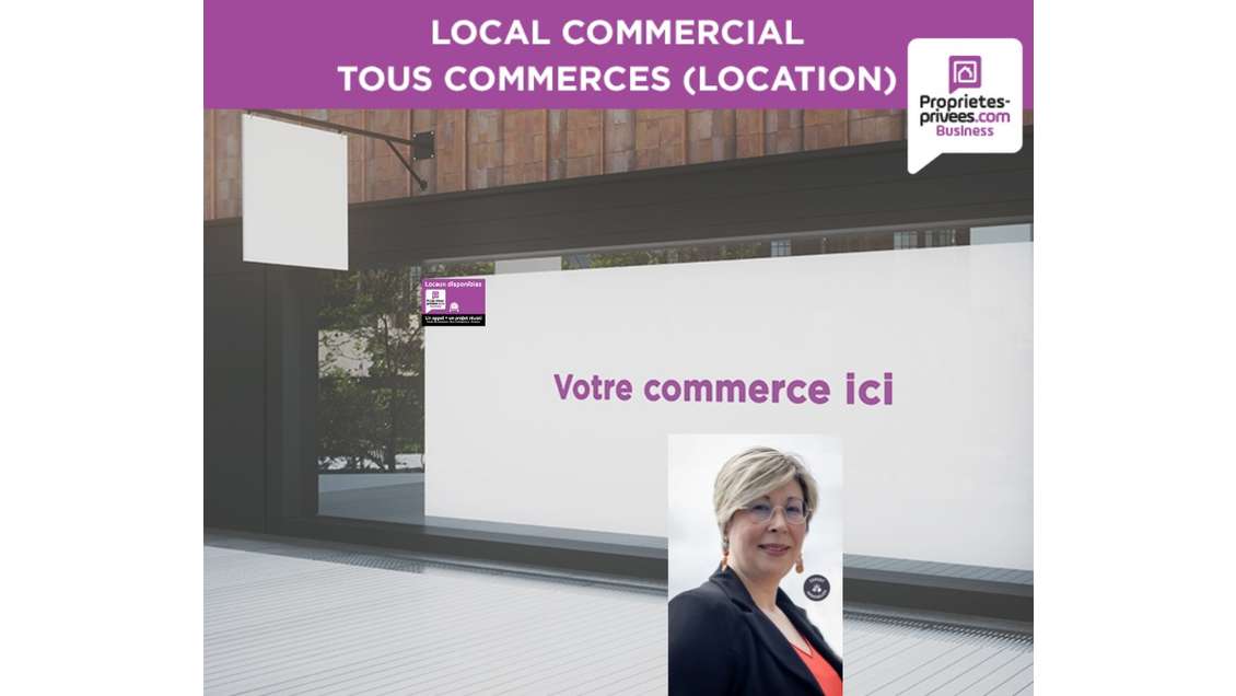 A louer local commercial 100m² à Saint Malo