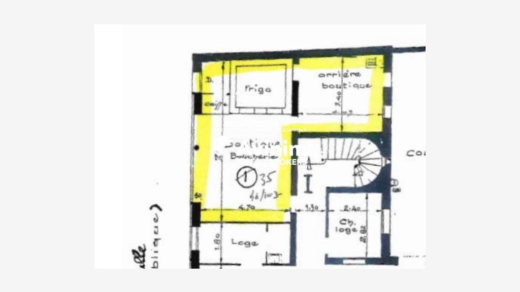 Location local commercial 50m² Saint-Mandé 