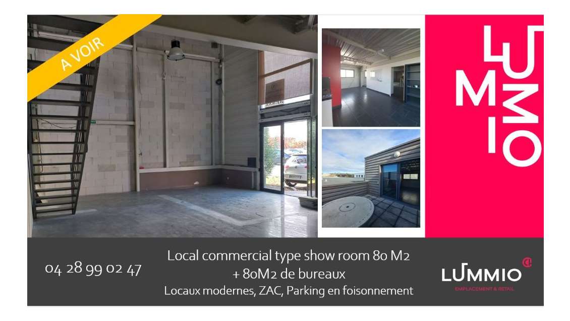 A louer local 160m² ZAC Saint-Marcel-lès-Valence
