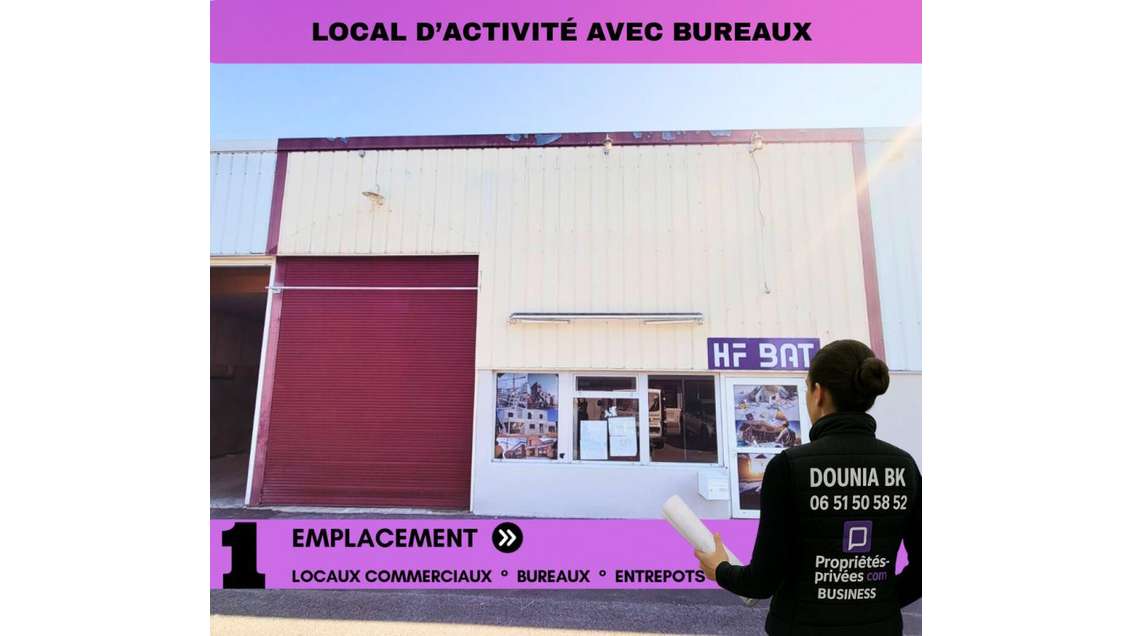 Local commercial 170m² à louer à Saint Maximin