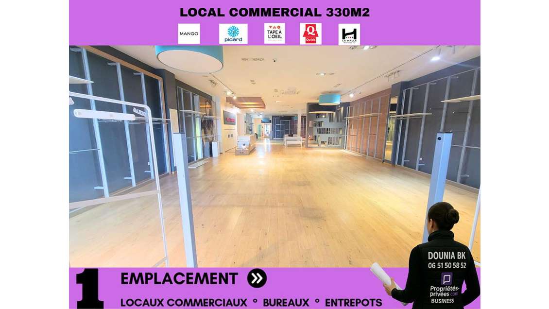 A louer local 300m² empl N°1 Saint Maximin