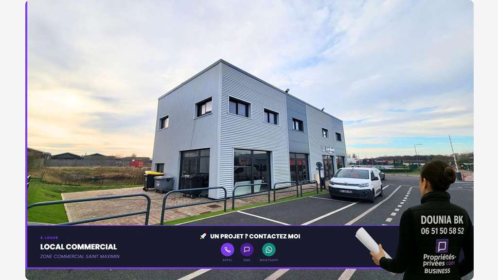 Cellule neuve 170m² zone comm Saint-Maximin