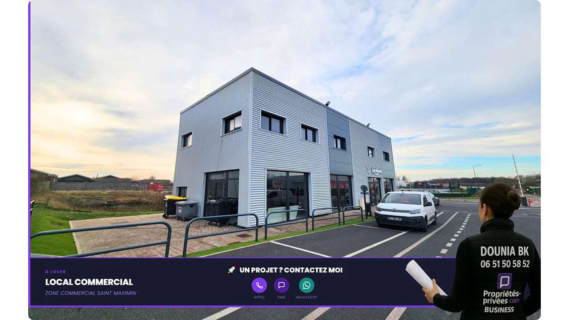 Cellule neuve 170m² zone comm Saint-Maximin