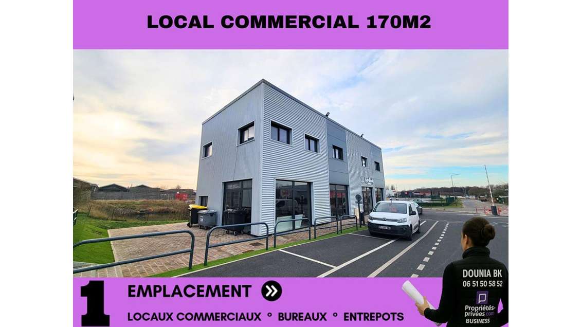 Cellule neuve 170m² zone comm Saint-Maximin