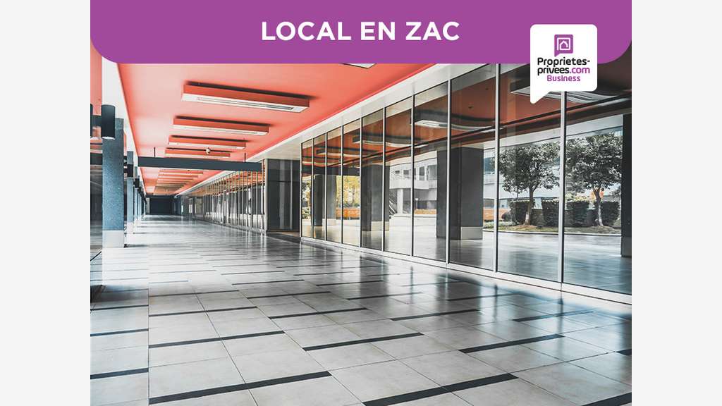 A louer local commercial 165m², ZAC Saint Maximin
