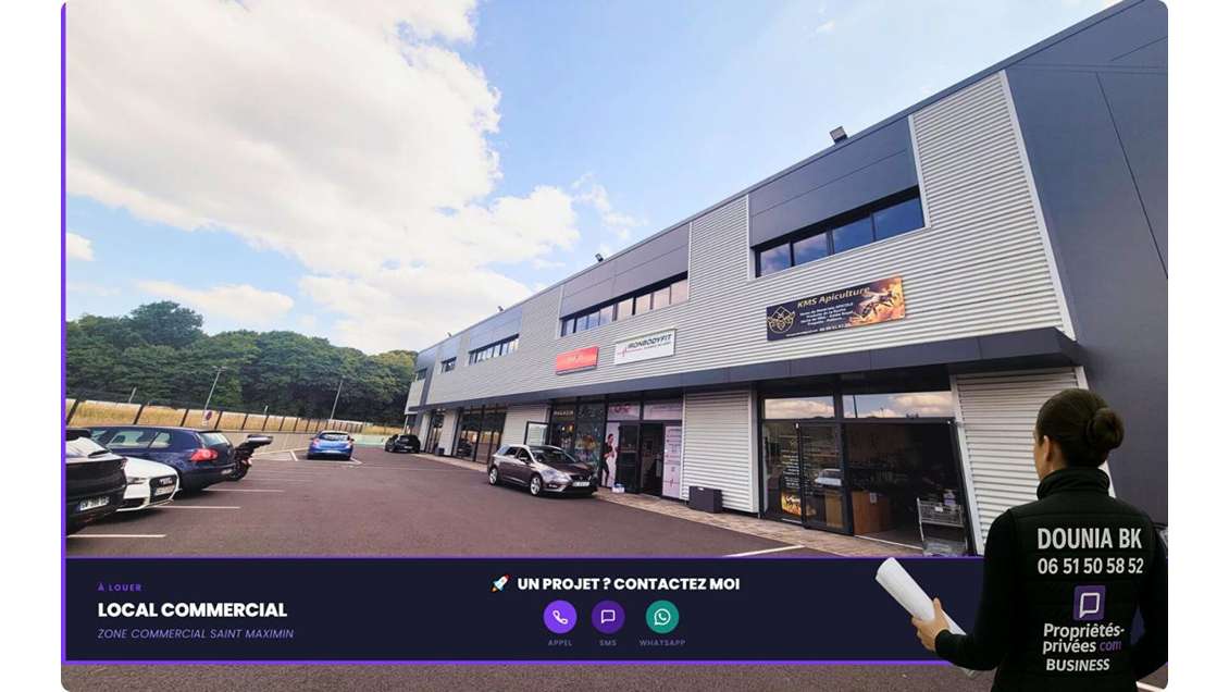 LOCAL COMEMRCIAL 100M2 - Saint Maximin zone