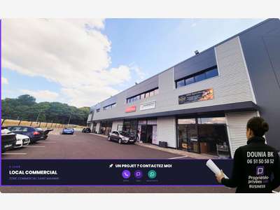 A louer local commercial 100m² ZAC Saint Maximin