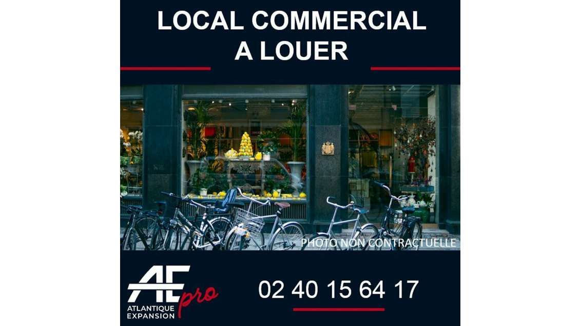 Local commercial 42m² à louer à Saint Nazaire Gare